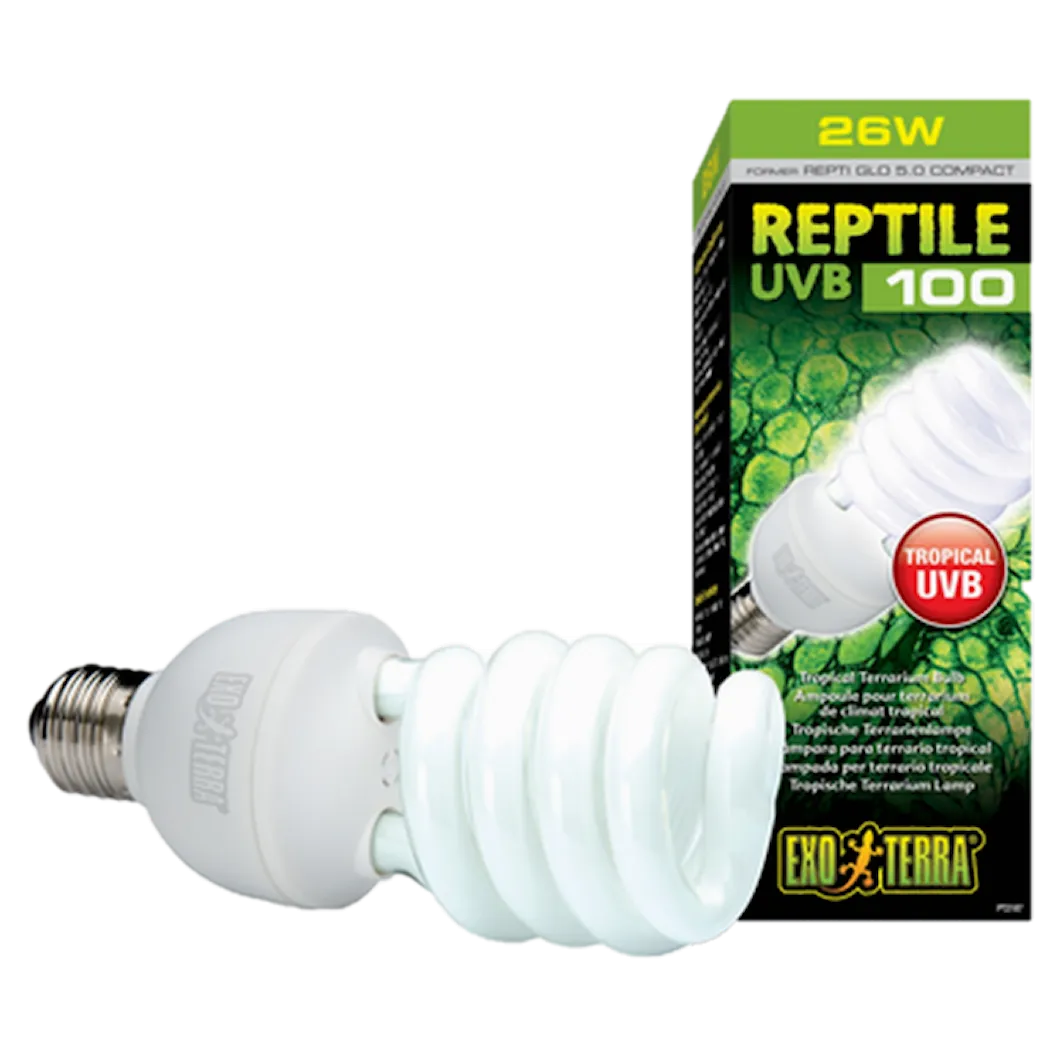 Exoterra Reptile UVB100 5.0 - Tropical Terrarium Bulb