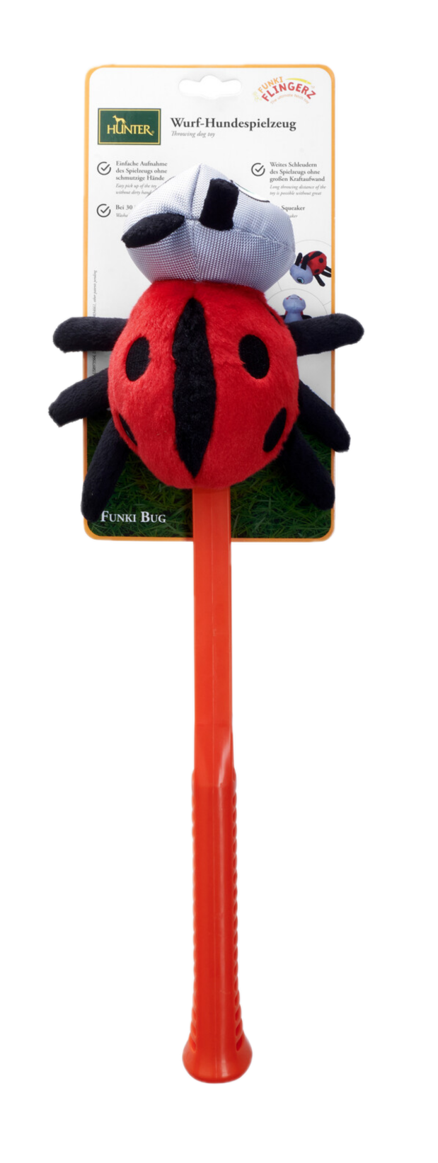 Hunter - Dog Toy Flingerz Funki Ladybug With Launcher - Hund - Hundleksaker & Spel - ZOO.se