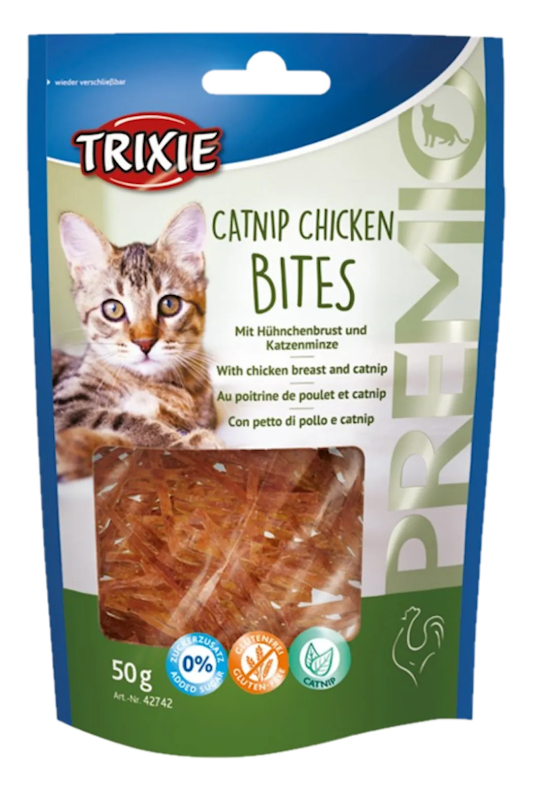 Premio Catnip Chicken Bites 50 g