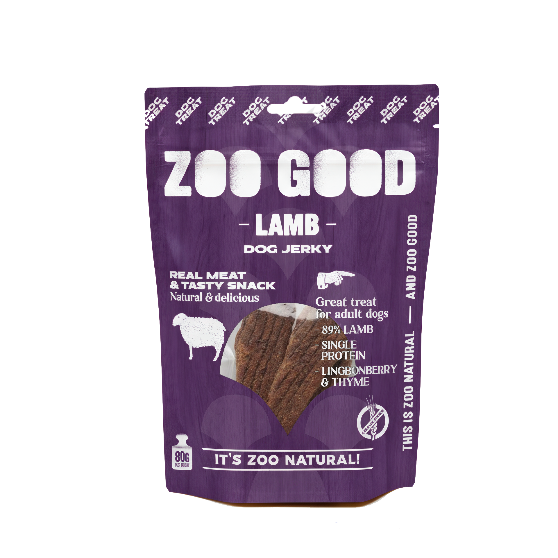 Dog Jerky  Lamb 80g