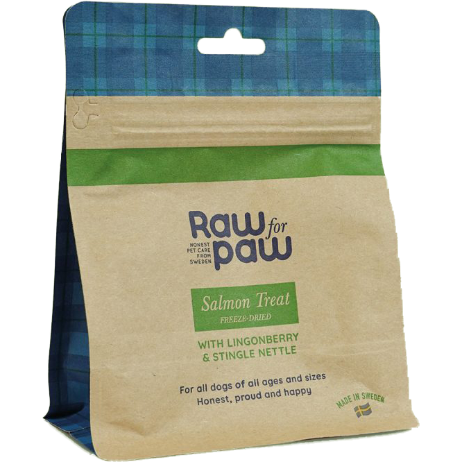 Raw for Paw - Salmon Treat 50 g - Hund - Hundgodis - Frystorkat hundgodis - ZOO.se