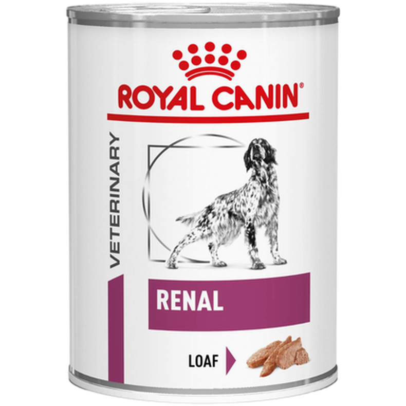 Renal Våtfôr for hunder 12 x 410 g - Hund - Hundefôr & hundemat - Veterinærfôr for hund, Veterinærfôr for hunder - Royal Canin Veterinary Diets Dog