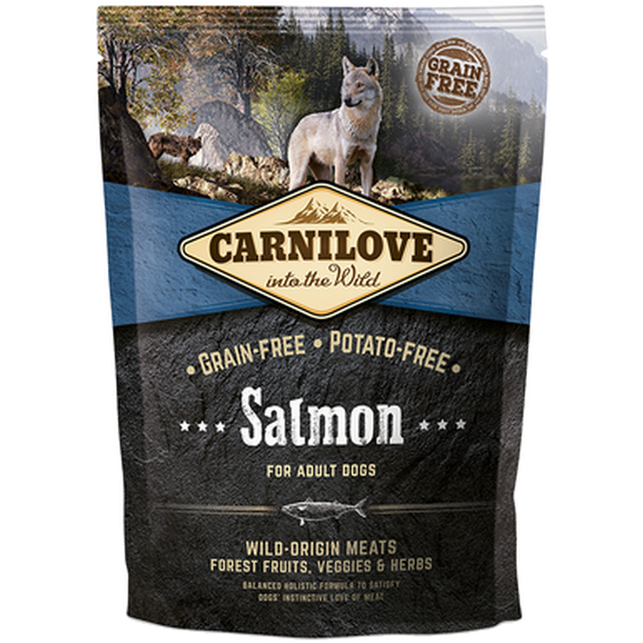 Adult All Breed Salmon 12 kg - Hund - Hundmat & hundfoder - Torrfoder för hund - Carnilove - ZOO.se