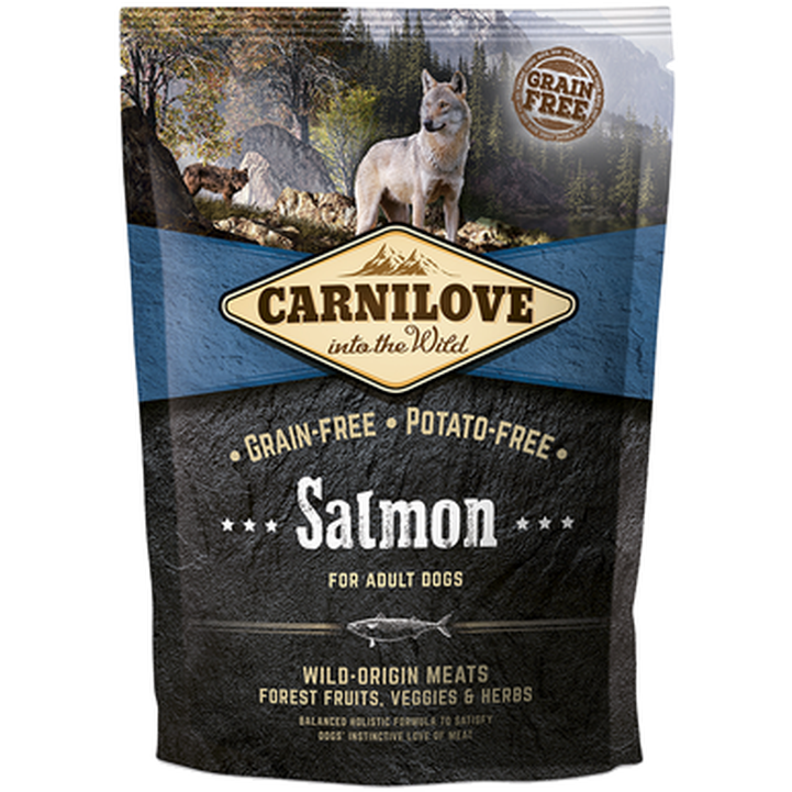 Carnilove - Adult All Breed Salmon 1,5 kg - Koirat - Koiranruoka - Kuivaruoka