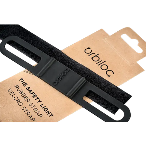 Dual Accessories Straps Kit Rubber Strap and Velcro Strap - Attachment For Safety Light LED