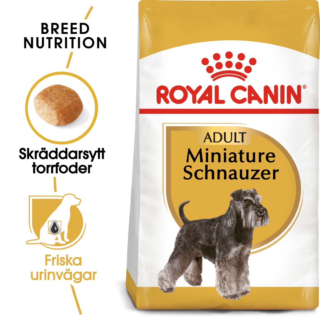 Miniature Schnauzer Adult Torrfoder för hund 3 kg