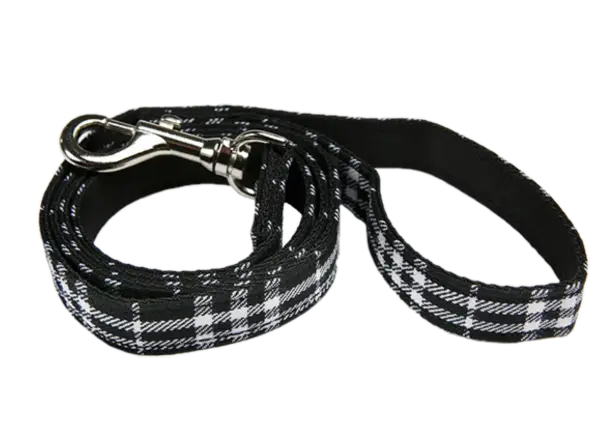 Skotskternet bånd, 20 mm x 120 cm, svart