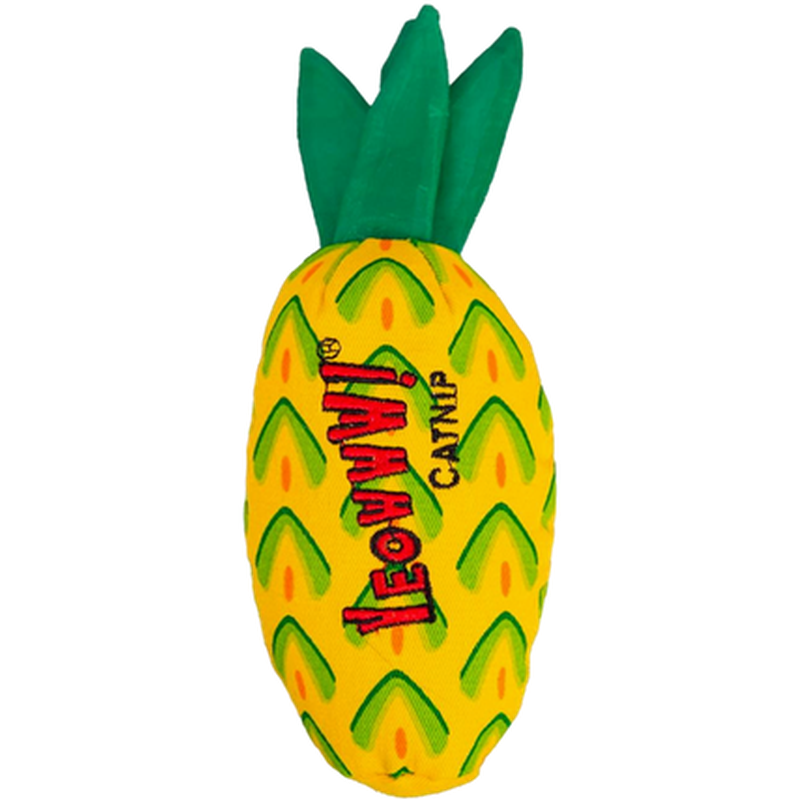 Yeowww! - Catnip Cat Toy Pineapple Yellow 19cm - Katt - Kattleksaker - ZOO.se