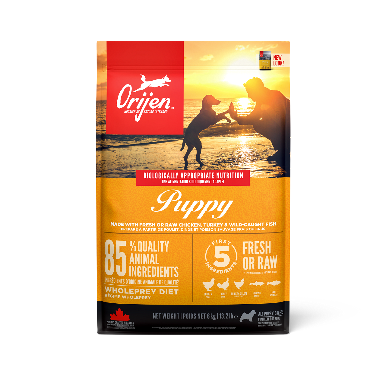 Dog Puppy Grain Free - Dry Dog Food 6 kg - Hund - Hundmat & hundfoder - Torrfoder för hund - Orijen - ZOO.se