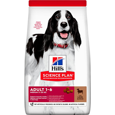 Preview of Hills Science Plan Adult Medium Lamb & Rice - Dry Dog Food 14 kg