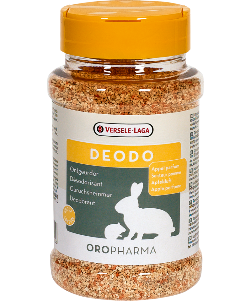 Oropharma Deodo Deodo Apple Scent 230 g - Smådyr - Toaletter og toalettstrø - Toalettsand og trepellets - Versele-Laga