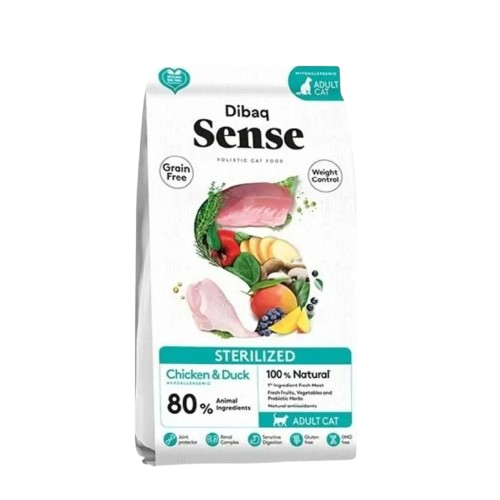 DIBAQ - Cat Sense Grain Free Sterilized Chicken & Duck 6 kg - Katt - ZOO.se