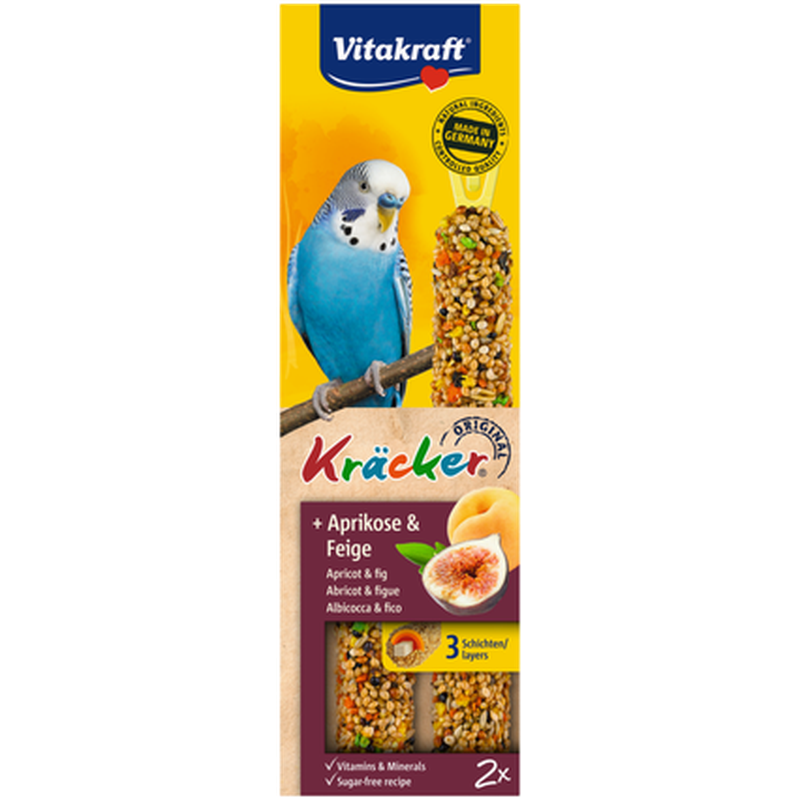 Vitakraft - Kräcker Undulat Frukt 2-pack - Fågel - Fågelgodis & Kräcker - Fröstänger & Fågelkräcker - ZOO.se