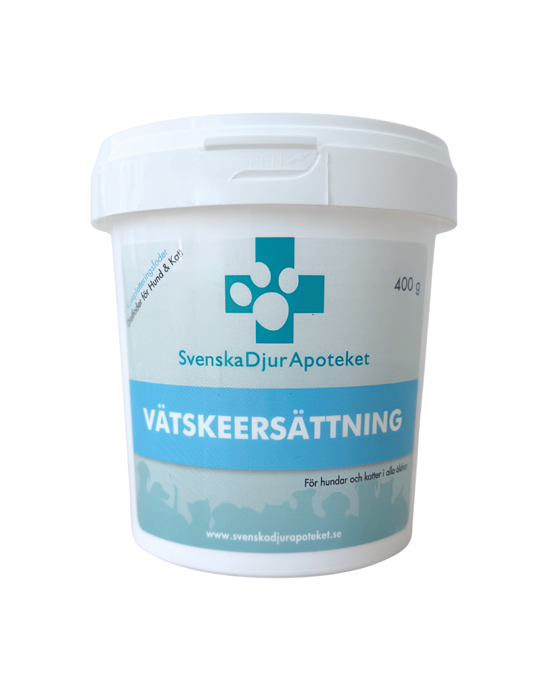 V&auml;tskeers&auml;ttning/Elektrolyter 400g - Hund - Hundv&aring;rd & Tillskott - Kosttillskott f&ouml;r hund & Hundvitaminer - Svenska DjurApoteket - ZOO.se