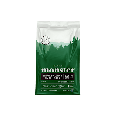 Preview of Monster Pet Food Dog Grain Free Singles Lamb Small Bites 12 kg