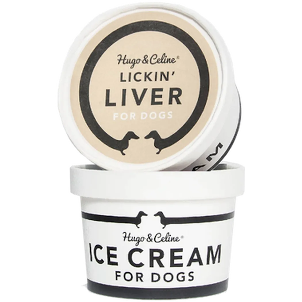 Hugo and Celine Ice Cream Lickin' Liver