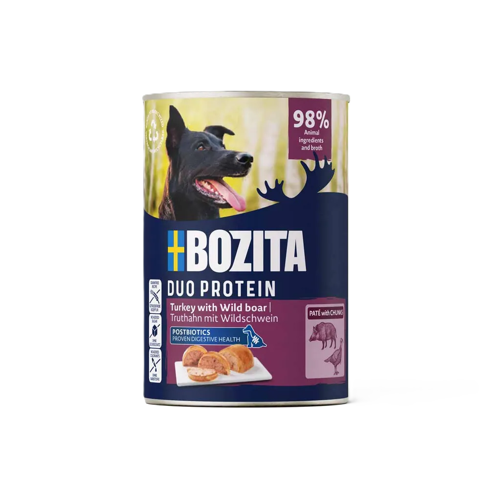 Bozita Hund Dog Pate Turkey with Wild Boar 400g
