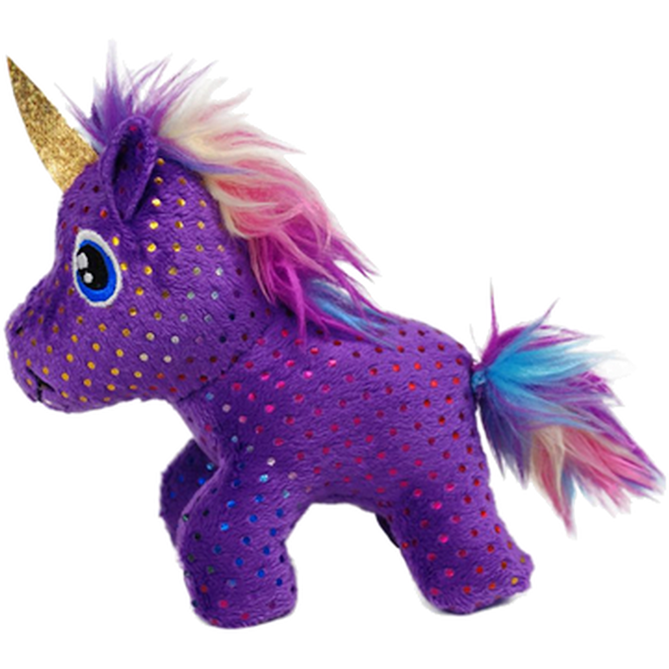Enchanted Buzzy Unicorn Purple 10cm