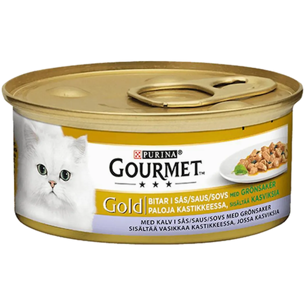Purina Gourmet Gold Kalv & Grönsaker i sås