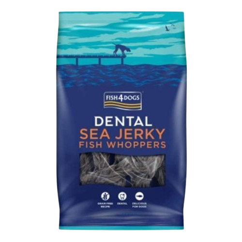 Fish4Dogs - Jerky Fish Whoppers 500g - Hund - Hundegodbiter & tyggebein - Belønningsgodbiter for hund - ZOO.no