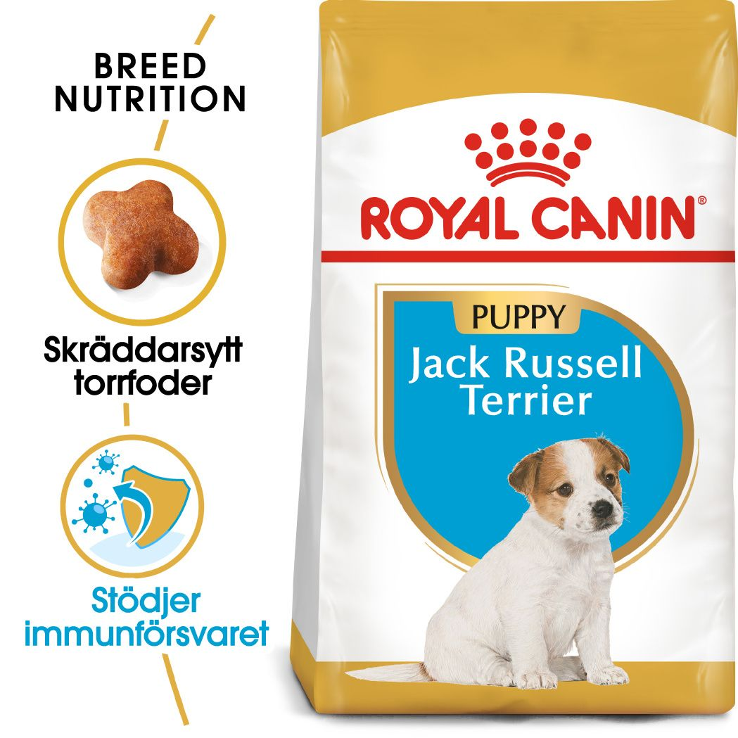 Jack Russel Puppy Torrfoder för hundvalp 1,5 kg