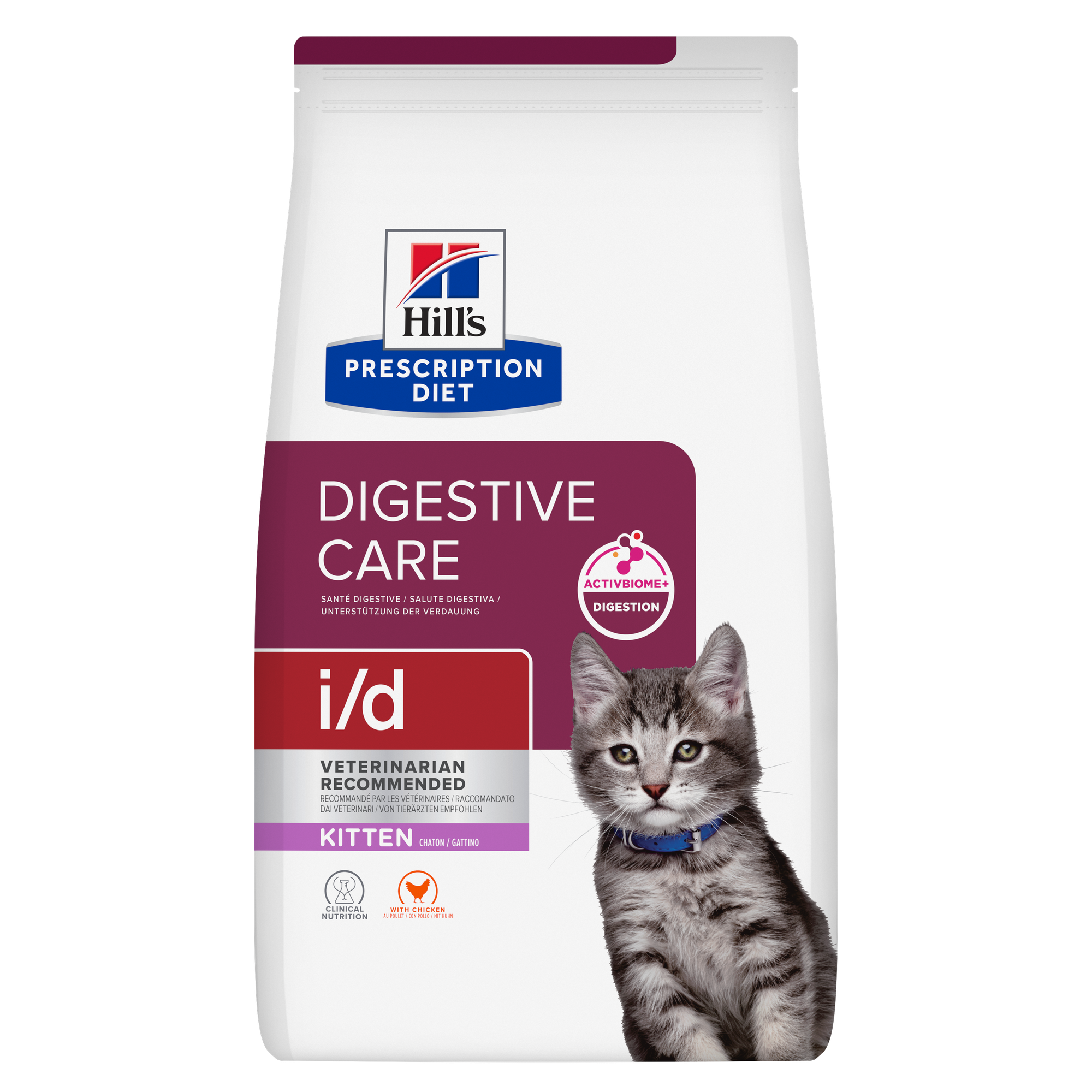 Hill's Prescription Diet Feline Hill's Prescription Diet -kuivaruoka i/d Digestive Care -kissanpennulle, kanaa