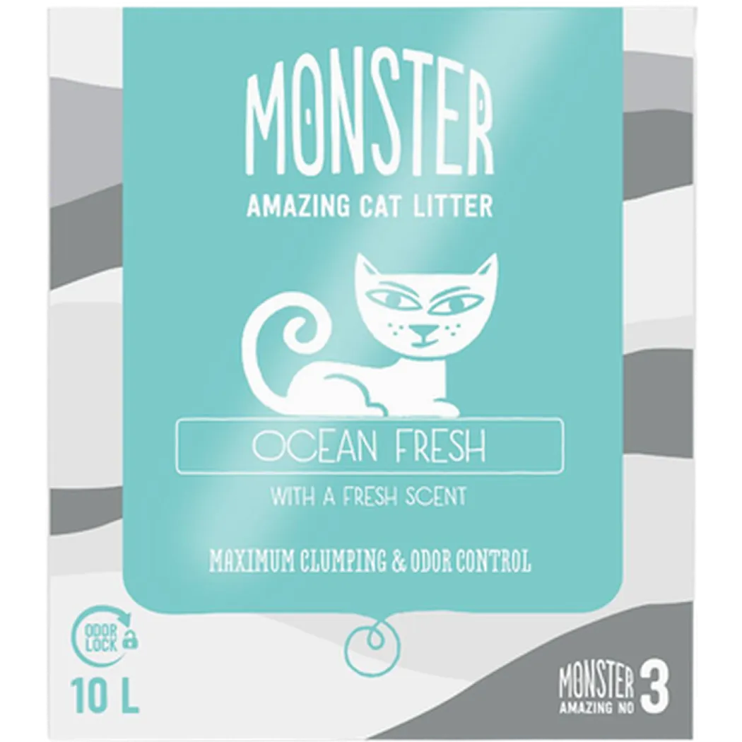Monster Kattsand Ocean Fresh 10 L