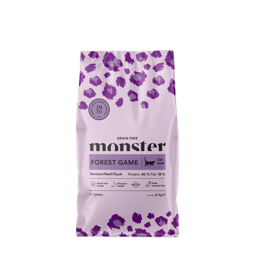 Monster Pet Food Cat Grain Free Forest Game