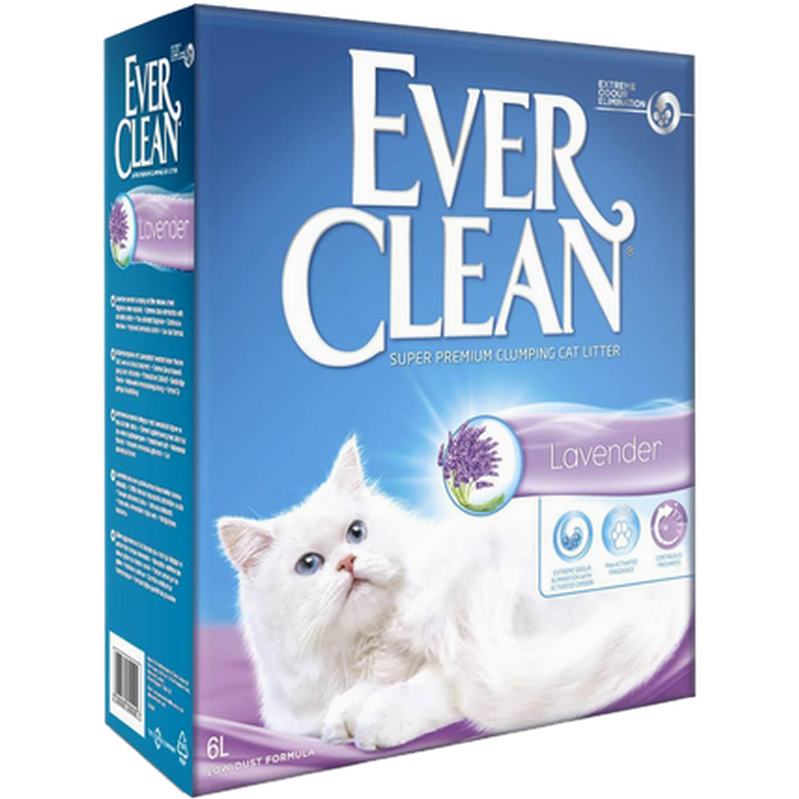 Ever Clean - Fresh Lavender - Kattsand 10 L x 4 st - Katt - Kattsand & kattströ - ZOO.se