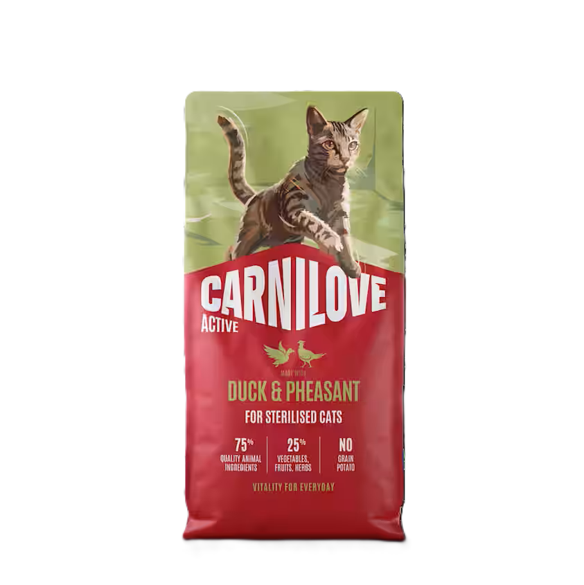 Carnilove Active Cat Duck & Pheasant for Sterilised Adult All Breeds
