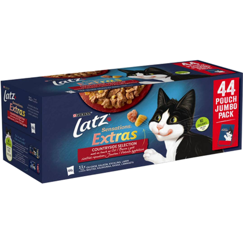 Purina Latz - Sensations Countryside Selection 44 x 85 g - Katt - Kattfoder & kattmat - ZOO.se