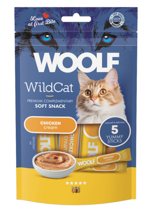 WOOLF Wildcat Cream - Chicken 5-pack