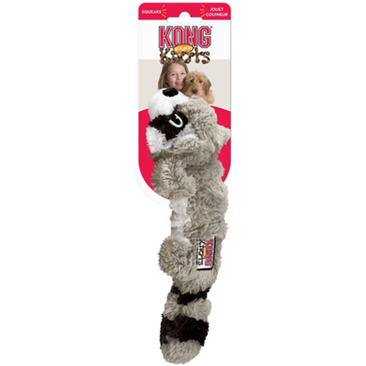 Kong - Scrunch Knots Raccoon Dog Toy Small/Medium 26x6x5cm - Hund - ZOO.se