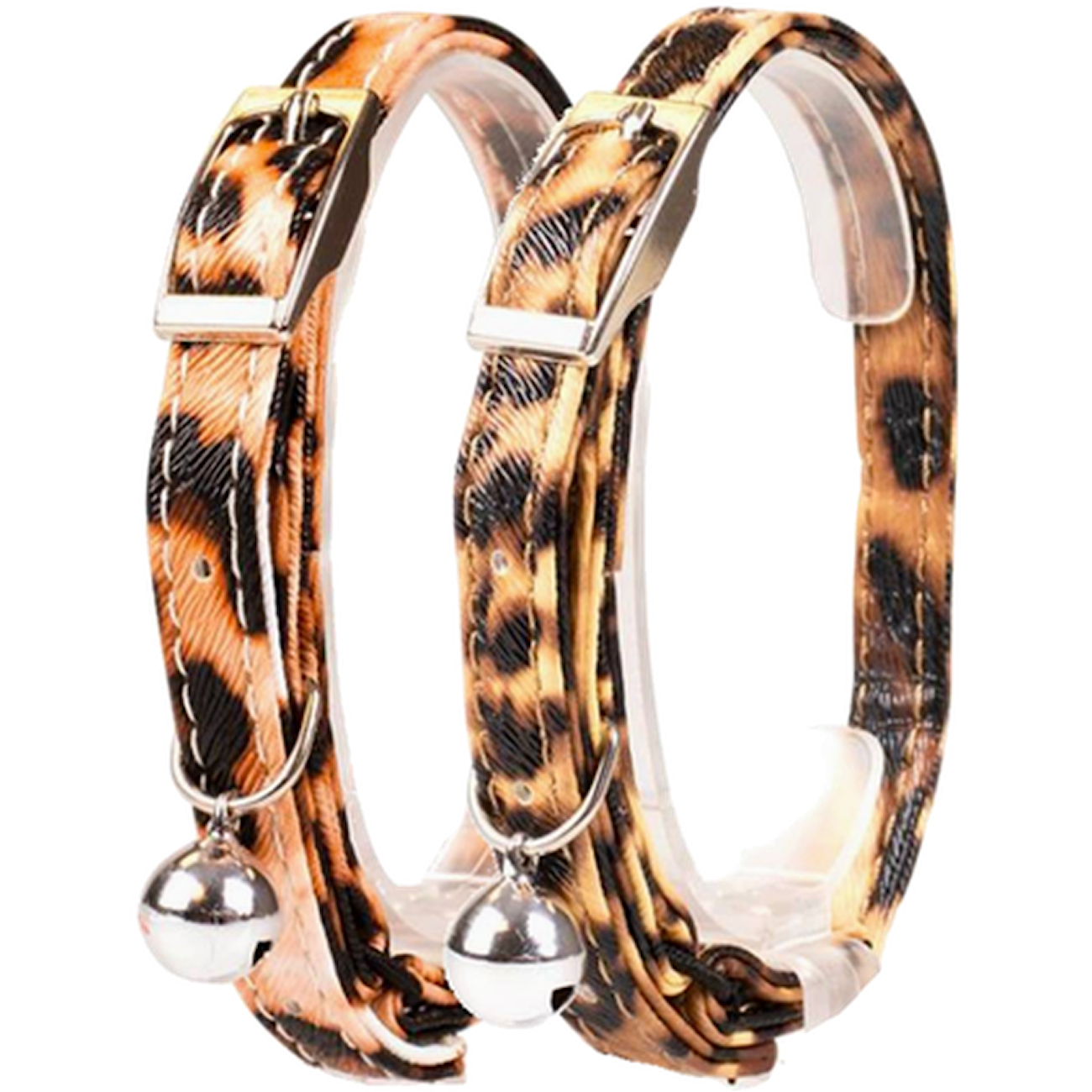 Cat Collar Leopard - Adjustable Nylon Pattern 20-30 cm