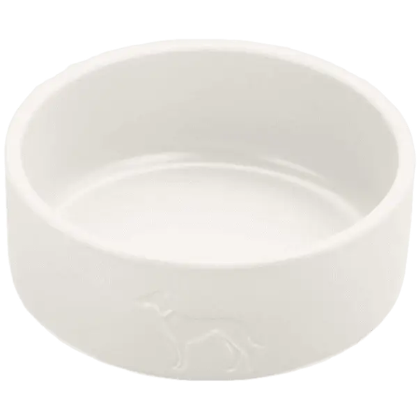 Dog & Cat Feeding Bowl Osby Ceramic White 350ml/ø11cm