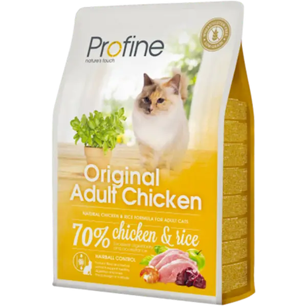 Tørrfôr til katt Original Adult kylling og ris 2 kg