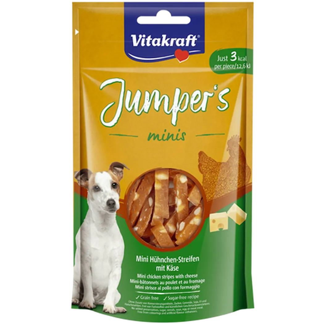 Dog Jumpers Minis Chicken-Cheese Yellow 80 g
