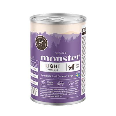 Preview of Monster Pet Food Dog Adult Light - Sterilized Can 400 g