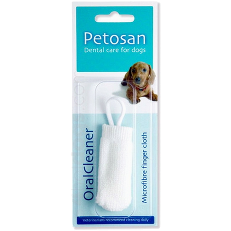 Petosan - Oral Cleaner Microfibre Finger Cloth - Hund - Hundvård & Tillskott - ZOO.se