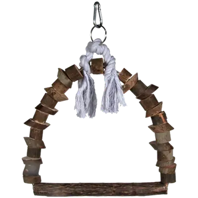 Natural Living Arch Swing Wood & Rope
