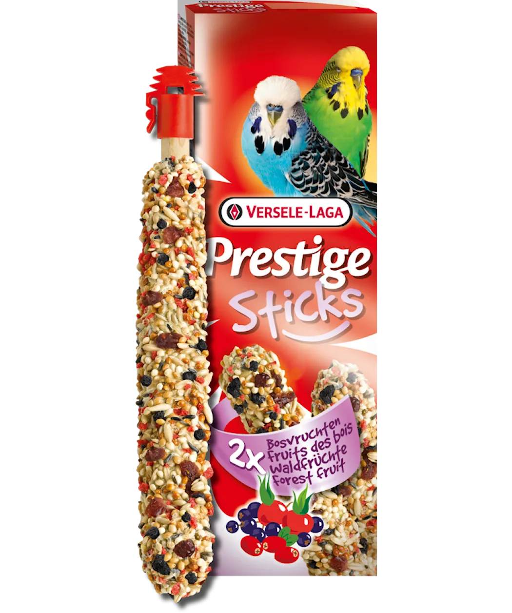 Versele-Laga Prestige Sticks undulater skogsfrukt 60 g