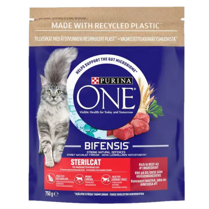 Purina ONE - Sterilcat Beef 2,8 kg - Katt - Kattfoder & kattmat - Torrfoder till katt - ZOO.se