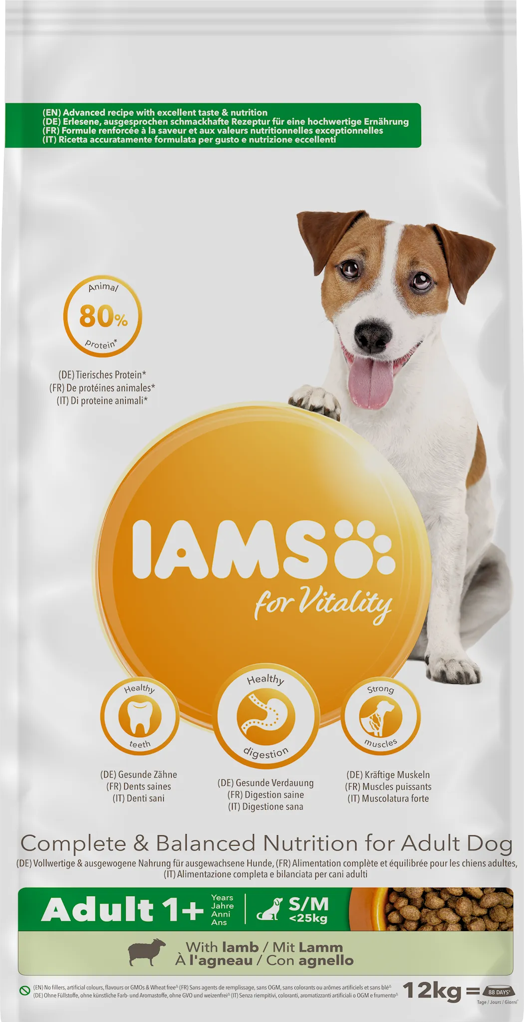 IAMS Dog Adult S_M Lamb 12 kg - front.png