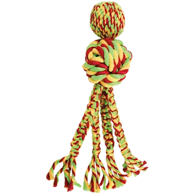 Wubba Weaves w/Rope Dog Toy