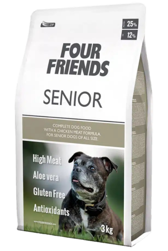 FourFriends Dog Senior Gray 12 kg