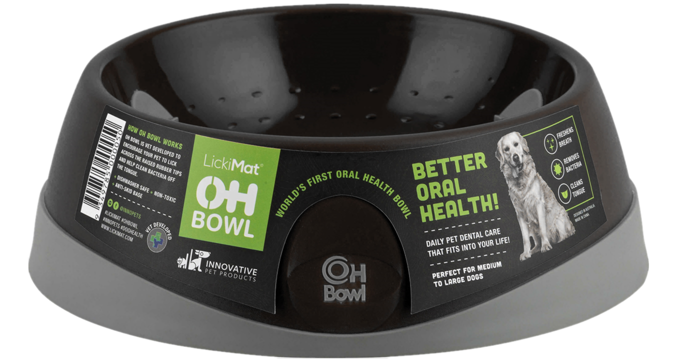 LickiMat Matskål Oral Hygiene Bowl Svart