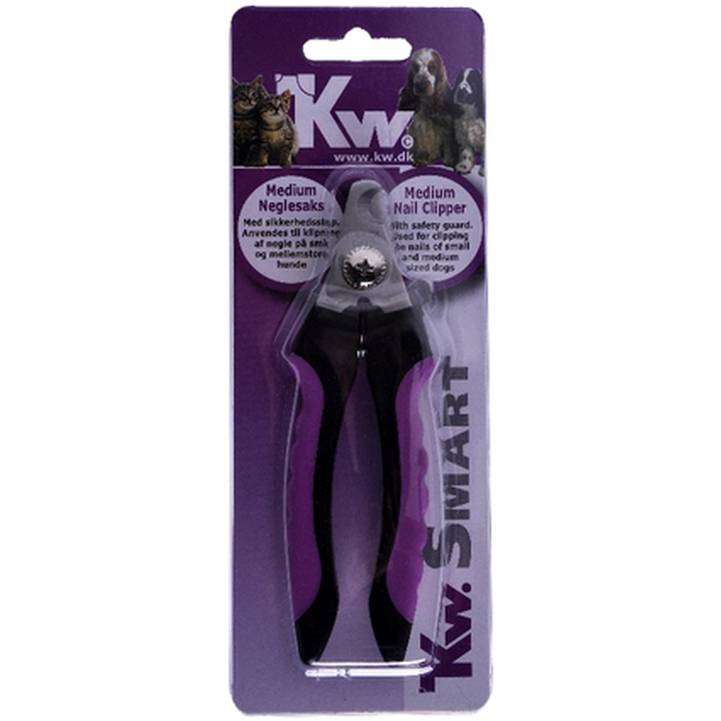 KW - Smart Klosax Medium Svart/Lila - Hund - Pälsvård Trim & Hundbad - ZOO.se