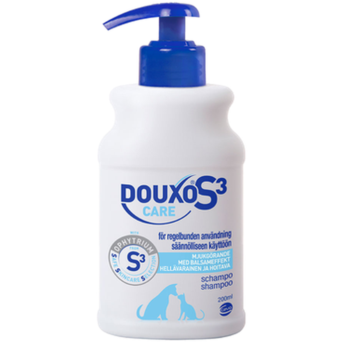 Douxo S3 - Care Shampoo 200 ml - Hund - Pälsvård Trim & Hundbad - Hundschampo - ZOO.se