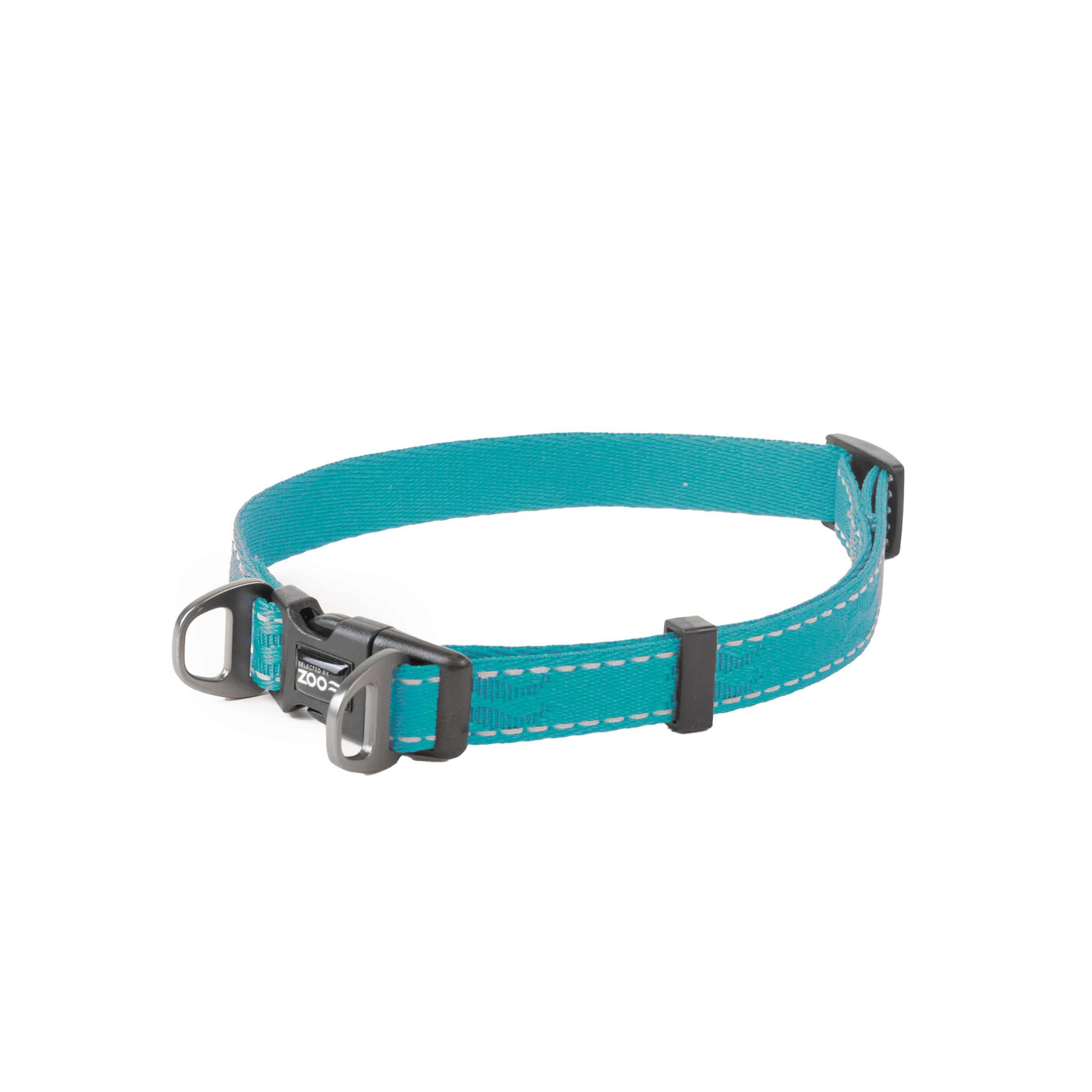 Hundhalsband Rufus ställbart, 15mmx3550cm, Turkos