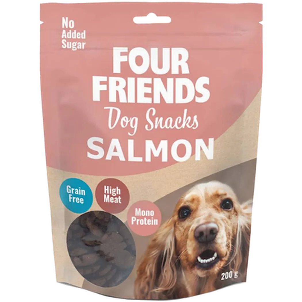 FourFriends Hundesnacks Laks 200 g